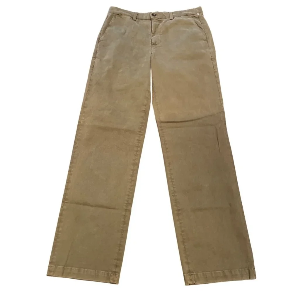 AG Archie Straight Pant 32x32 Green Relaxed Office Workwear Minimalist Trouser